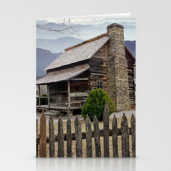 Appalachian Mountain Cabin Stationery Cards