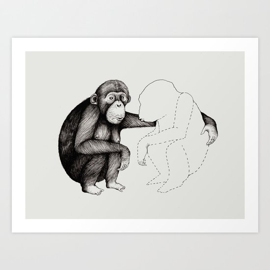 'Gone' Art Print