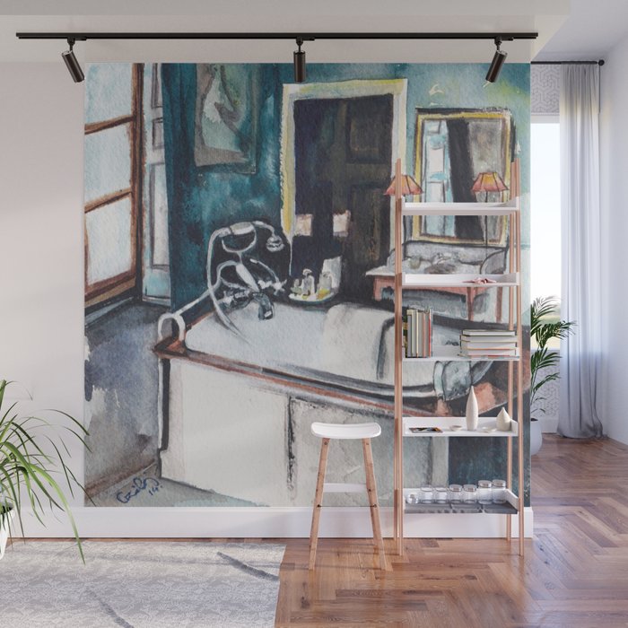 Bathroom Wall Mural By Robertczibi Society6