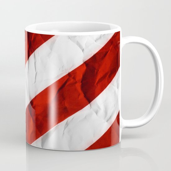 Crumbled Red Stripes Mug