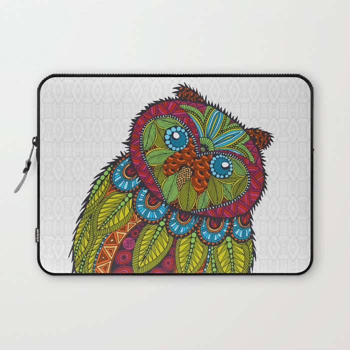 Colorful Owl Laptop Sleeve
