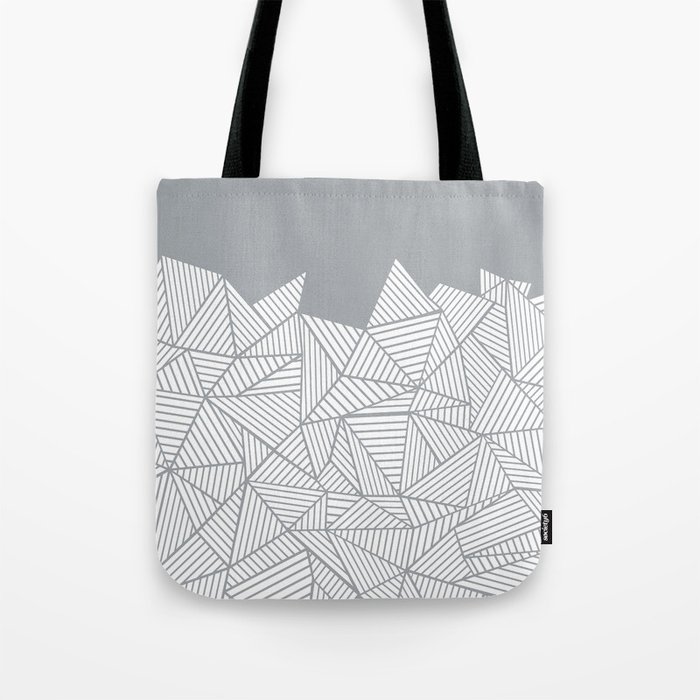 Abstract Mountain Grey Tote Bag by Emeline | Society6