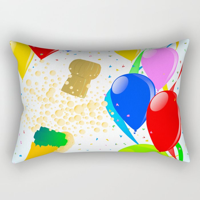 Balloon Party Rectangular Pillow
