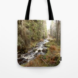 Enchanted River Walk in the Scottish Highlands Tote Bag