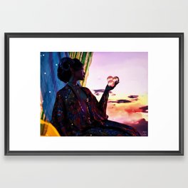 Only Forever Sunset Framed Art Print