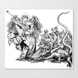St. Michael fighting the Dragon Canvas Print