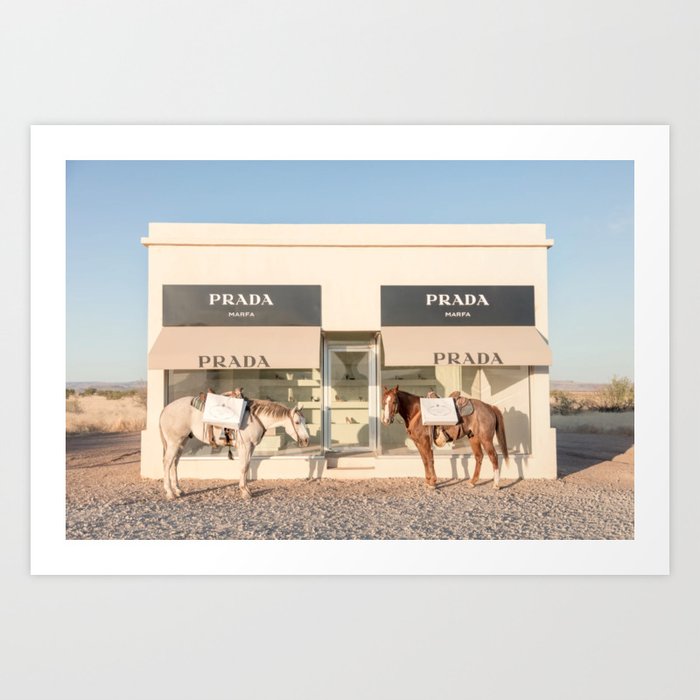 Marfa Horses 2 Art Print by ali royals Society6
