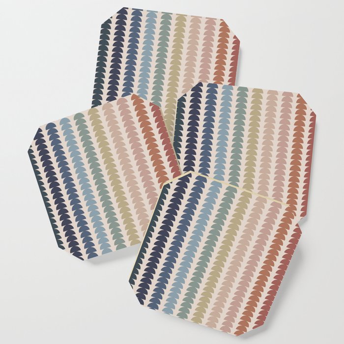 Maude Pattern- Vintage Multicolor Coaster