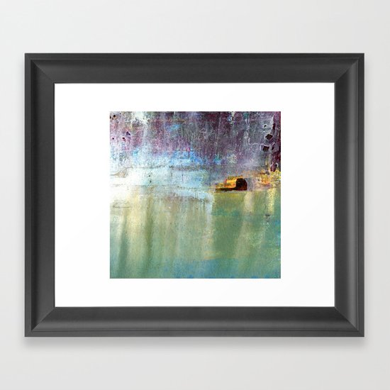 une longue route Framed Art Print