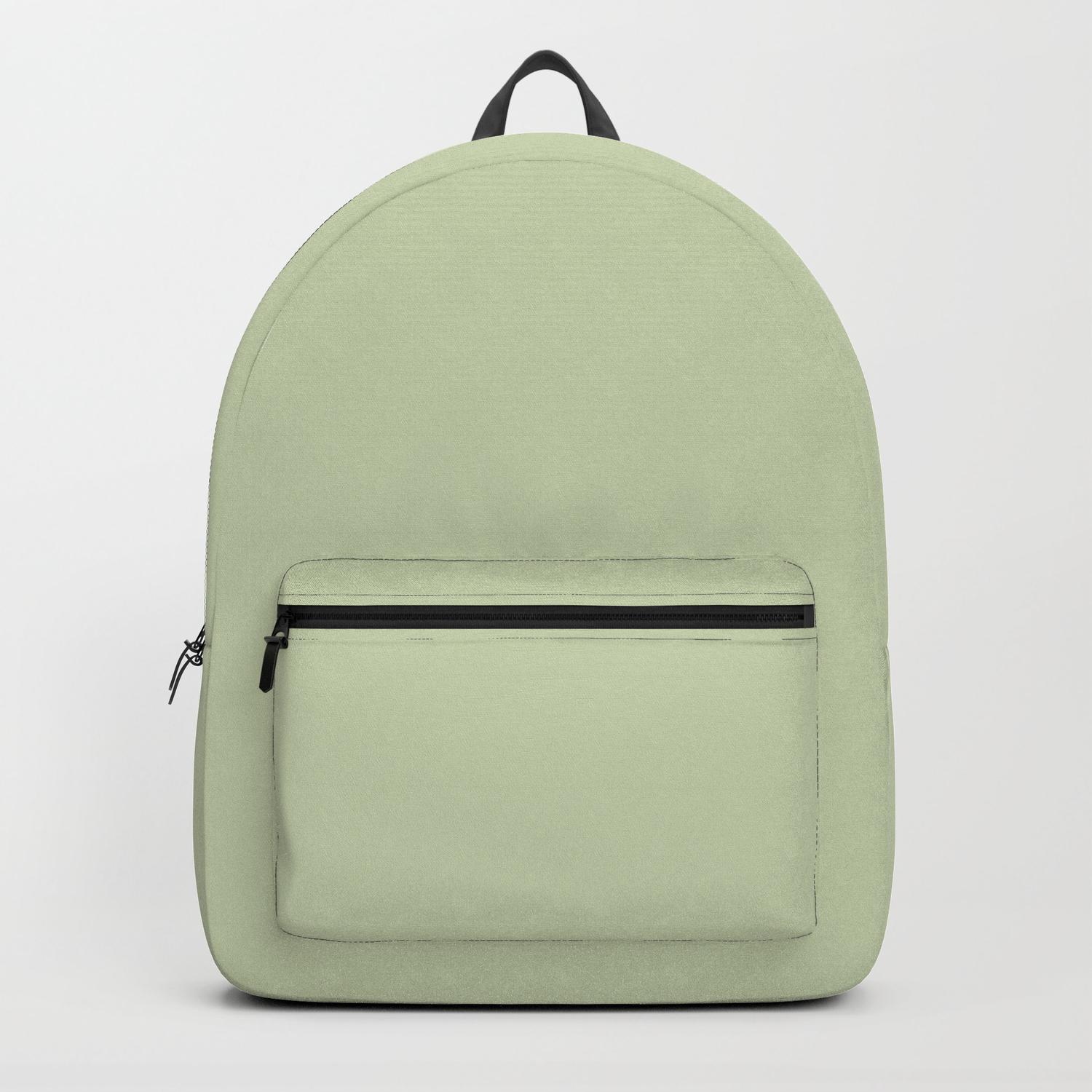 plain green backpack