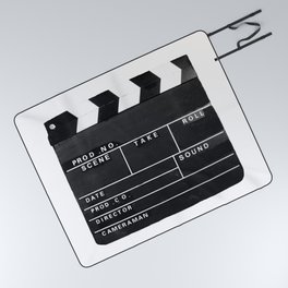 Film Movie Video production Clapper board Picnic Blanket
