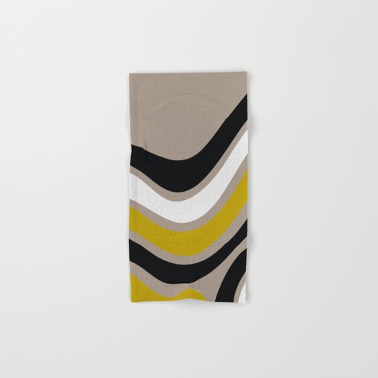 WAVES 2# ABSTRACT Hand & Bath Towel