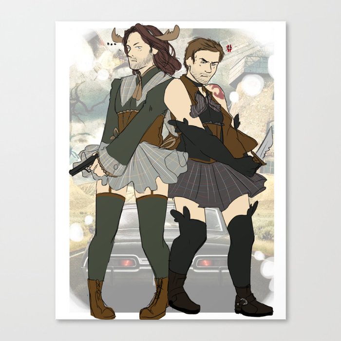 Sailor Sam and Dean Canvas Print