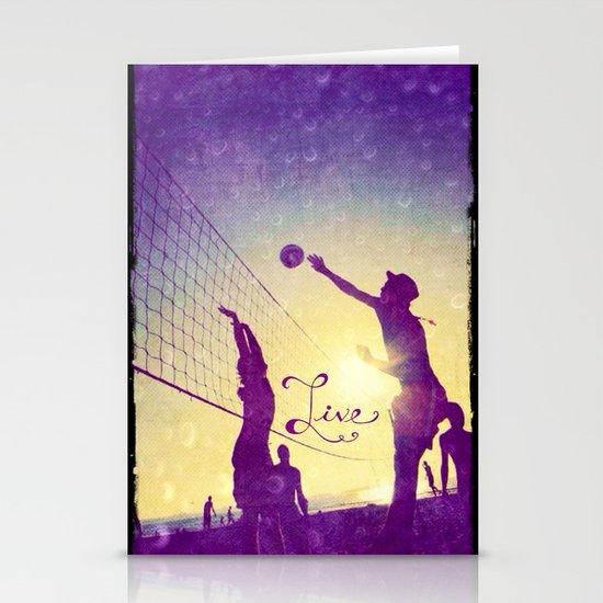 Live - for iphone Stationery Cards