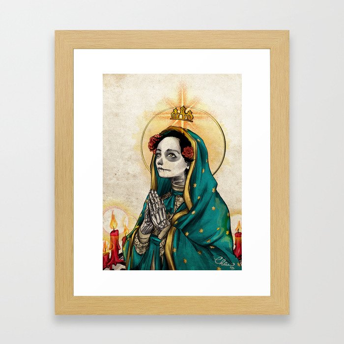 Sainte Mort Framed Art Print