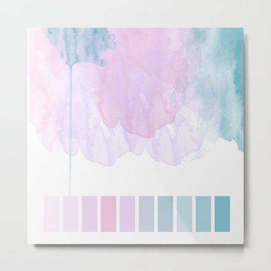 Aquarela Metal Print