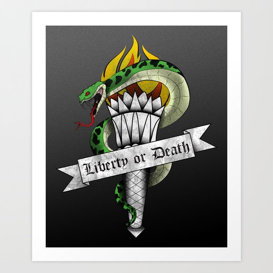 Liberty or Death Art Print