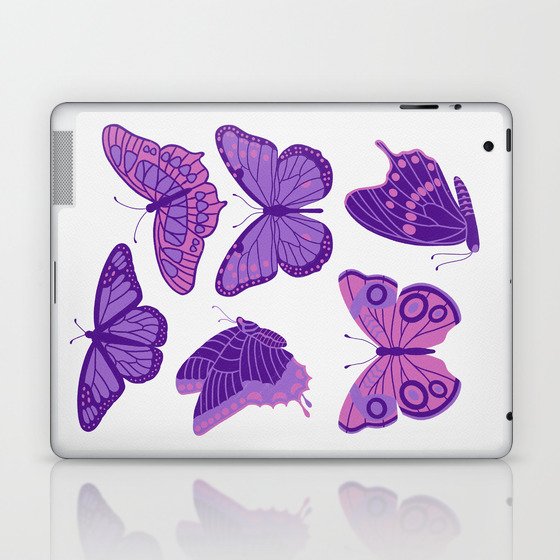 Texas Butterflies – Purple and Pink Laptop & iPad Skin