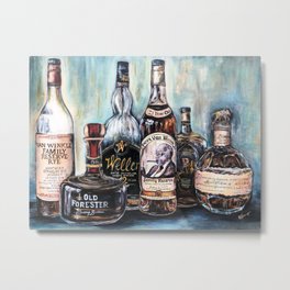 Kentucky bourbon Metal Print | Bourbon, Painting, Whiskey, Acrylic 