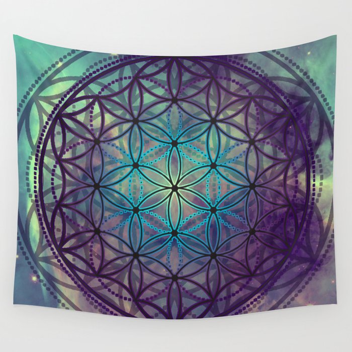 Flower of life tapestry new arrivals