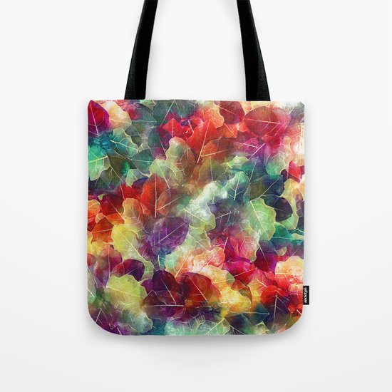 Multicolor Leaves Tote Bag