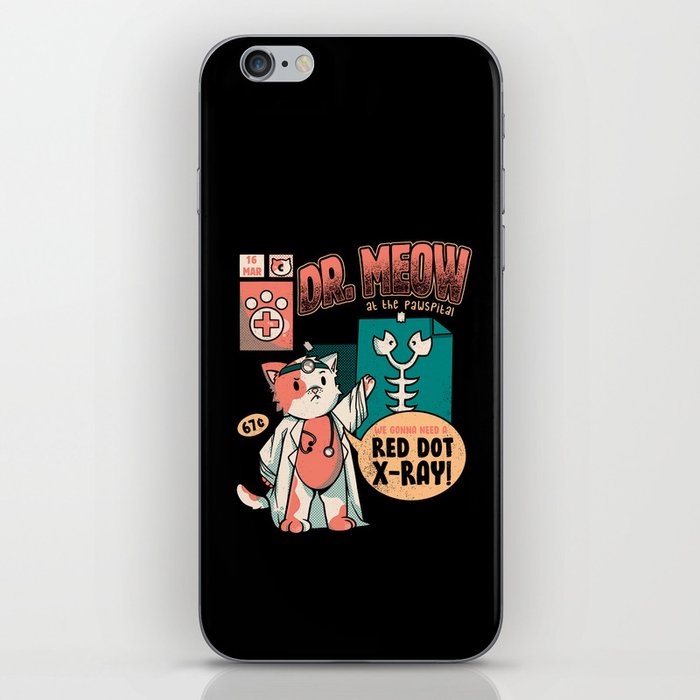 Dr Meow Doctor Cat Medicine Love My Doctor by Tobe Fonseca iPhone Skin