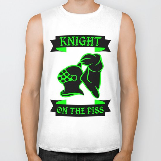 Stag Knight on the Piss Biker Tank