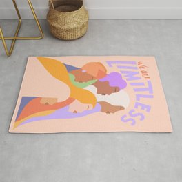 Girl Power - We are limitless 2. Colourful Area & Throw Rug