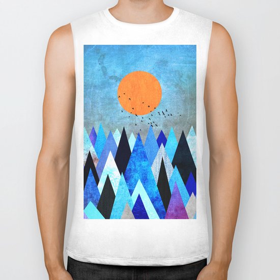 Blue Nature XXV Biker Tank