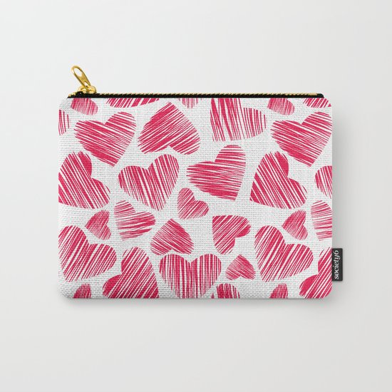 Hearts Carry-All Pouch