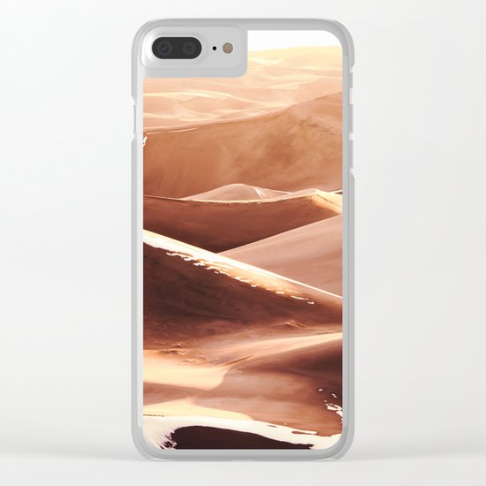 Cold Dunes Clear iPhone Case