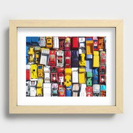 Toy Cars Recessed Framed Print