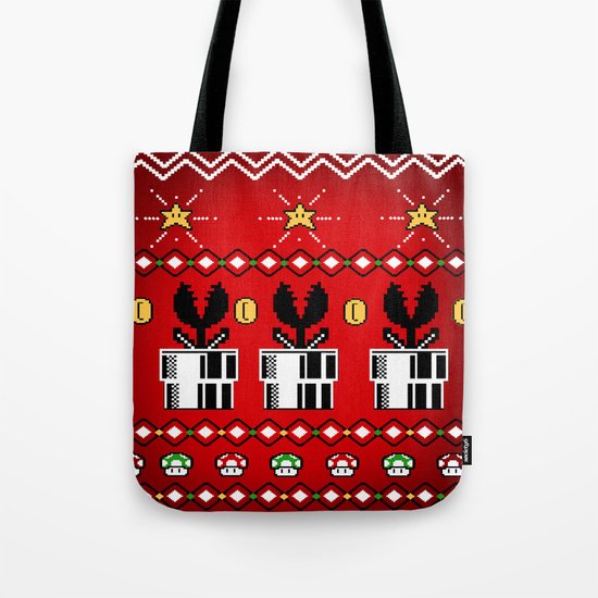 8bitChristmas Tote Bag