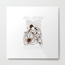 Jiu Jitsu Master Birthday and christmas Metal Print | Jiu Jitsu, Fight, Painting, Jiujitsu, Mma, Jitsu, Gift, Martialarts, Bjj, Sport 