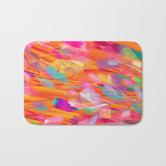 Floral abstract(55) Bath Mat