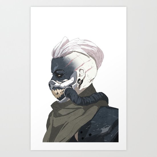 Skarr Art Print