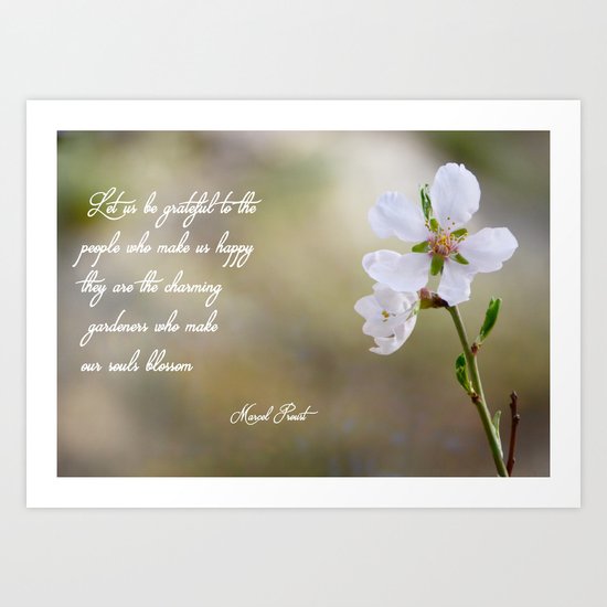 Let us be grateful Art Print