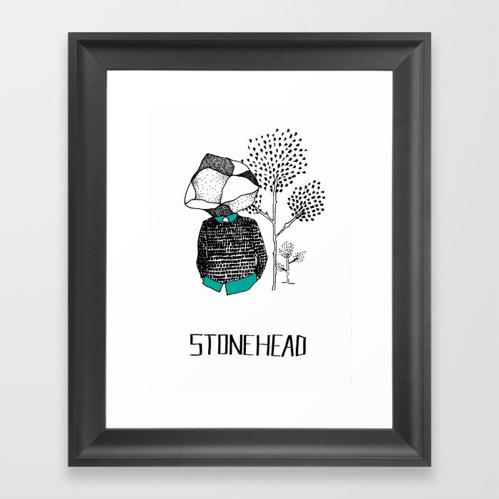 StoneHead Framed Art Print