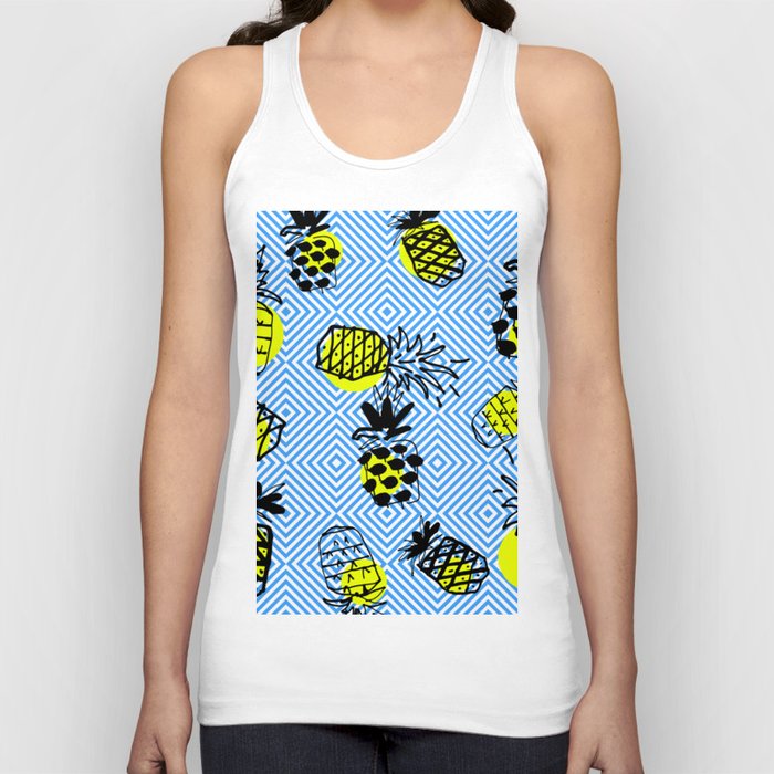 colorful pineapple party pattern Tank Top
