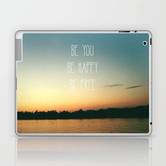 Be happy Laptop & iPad Skin
