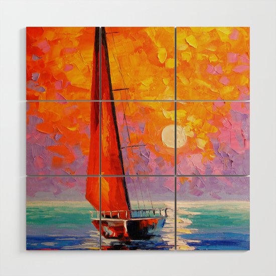 Sailboat Wood Wall Art By Olhadarchuk Society6 - Sailboat Wall Artwork Sailboat Wood Wall Art By Olhadarchuk Society6 - Sailboat Wall Artwork