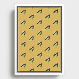 Sowing Seeds (Highland Yellow) Framed Canvas