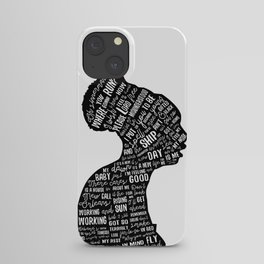 Nina Simone Lyrics iPhone Case