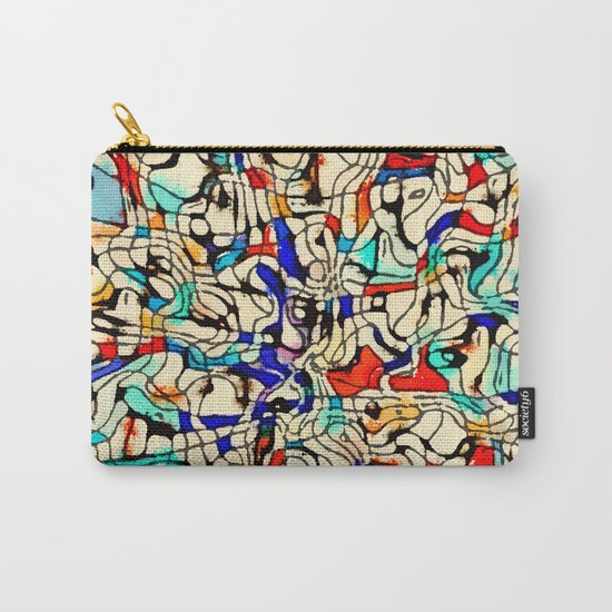 Abstract W Carry-All Pouch
