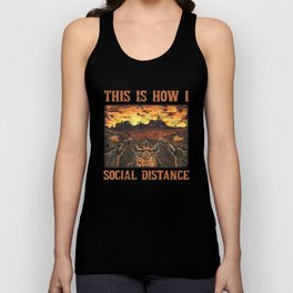 This Is How I Social Distancing Cool Motorcycle Biker Gifts Classic Tank Top