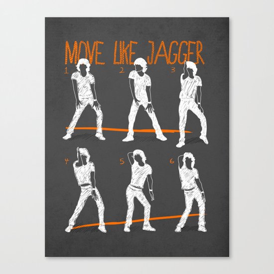 Move Like Jagger 2 Canvas Print