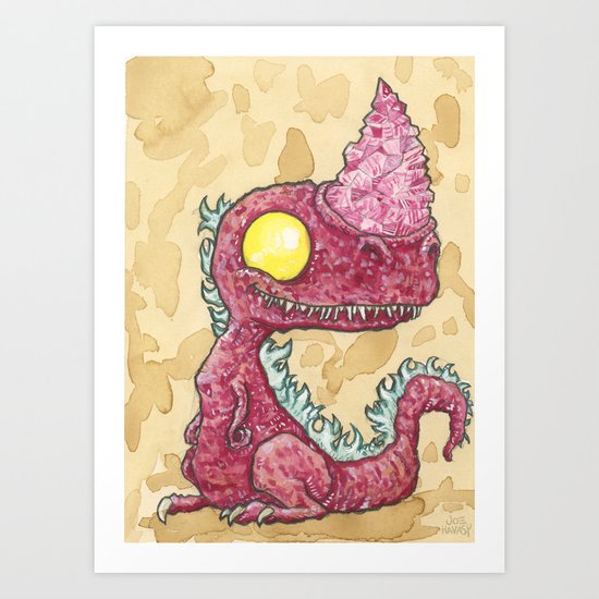 Baby Burntroxodon Art Print