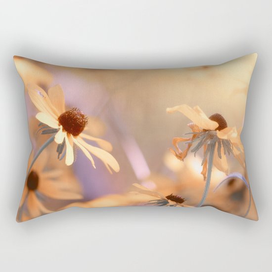 Suns star in the autumn garden Rectangular Pillow