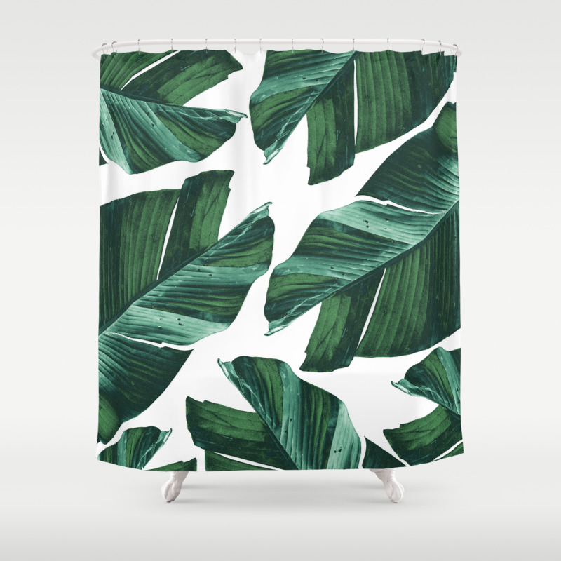 Tropical Banana Leaves Vibes 4 Foliage Decor Art Society6