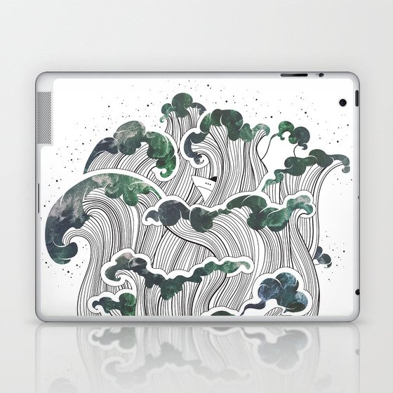 Storming mind | White Laptop & iPad Skin